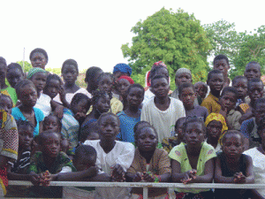 Moskitonetze sind in Burkina Faso lebensnotwendig